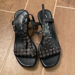 Black Sandals - Size 7.5